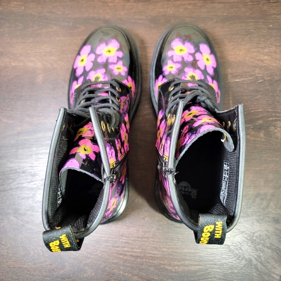 BRAND NEW Dr. Martens Pansey Fayre Combat Boot Women's Size 7.0 - Picture 6 of 8